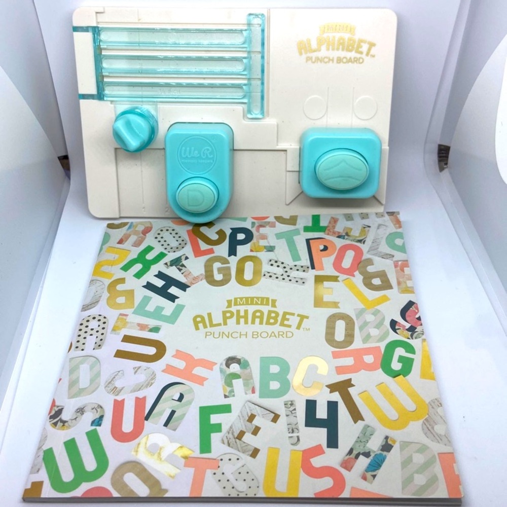 WeR Mini Alphabet Punch Board